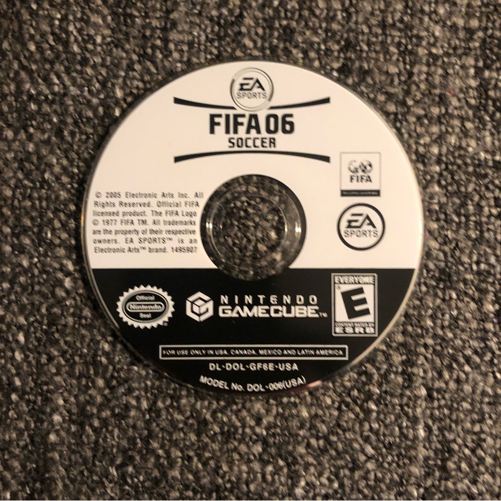 FIFA 06 Soccer Nintendo Gamecube Game Disc Only